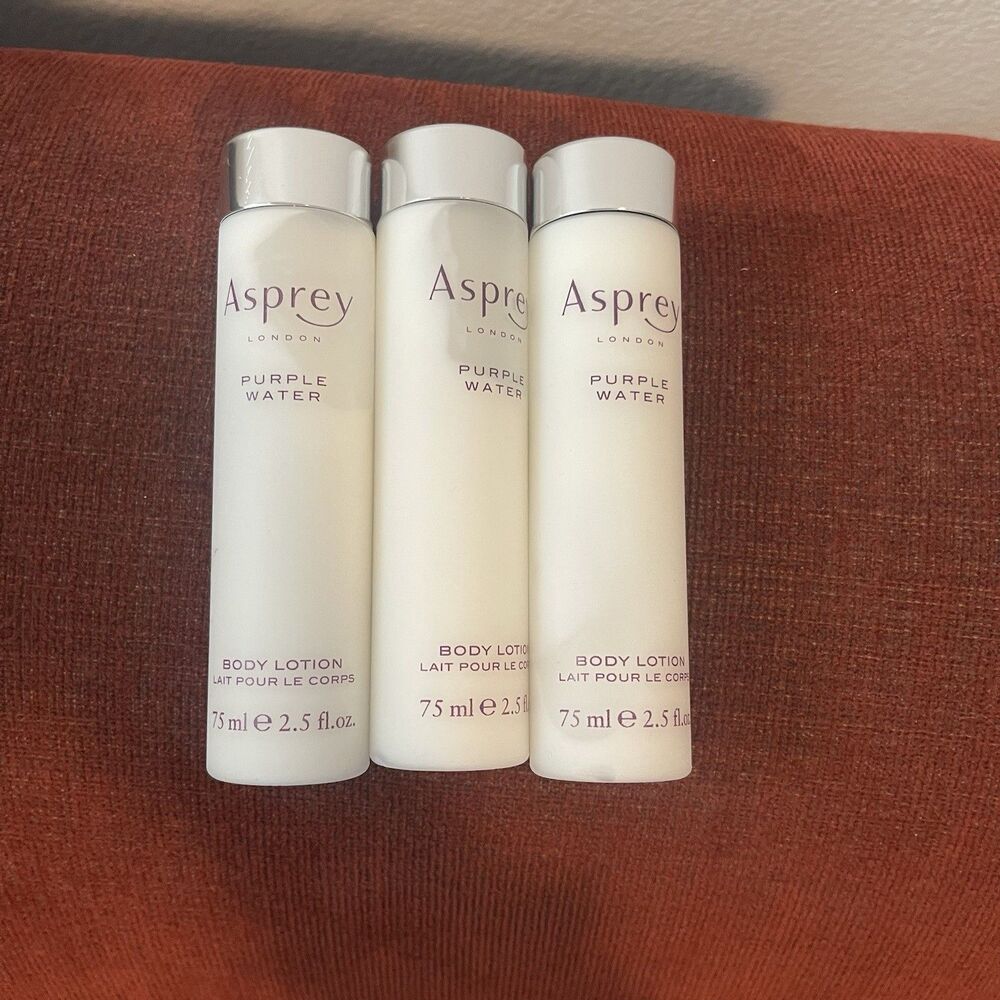 Asprey London Purple Water Hand & Body Lotion 2oz Each  10 fl oz
